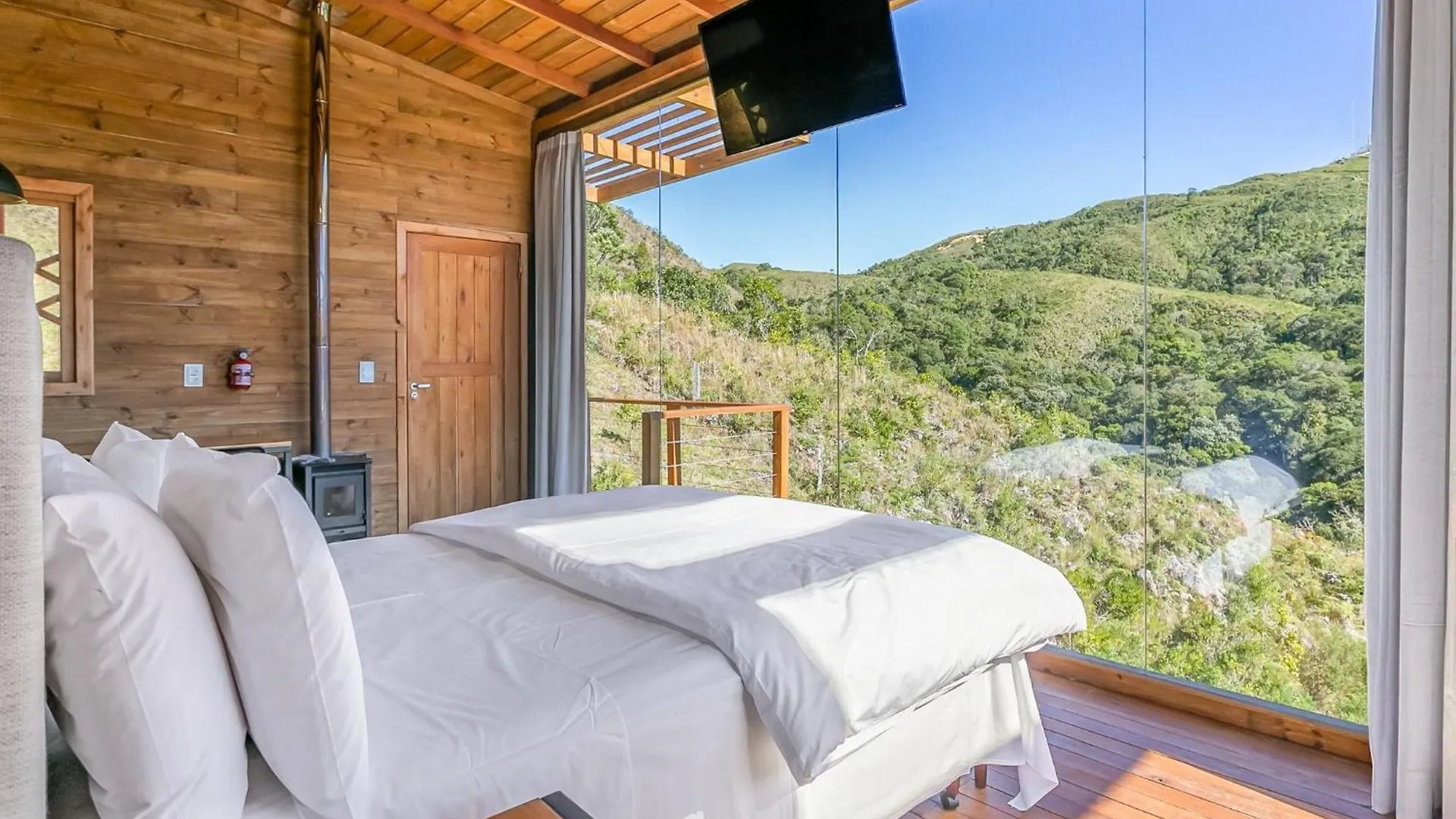 아파트 Incrivel Cabana Com Vista Da Serra Vst021 Anitápolis