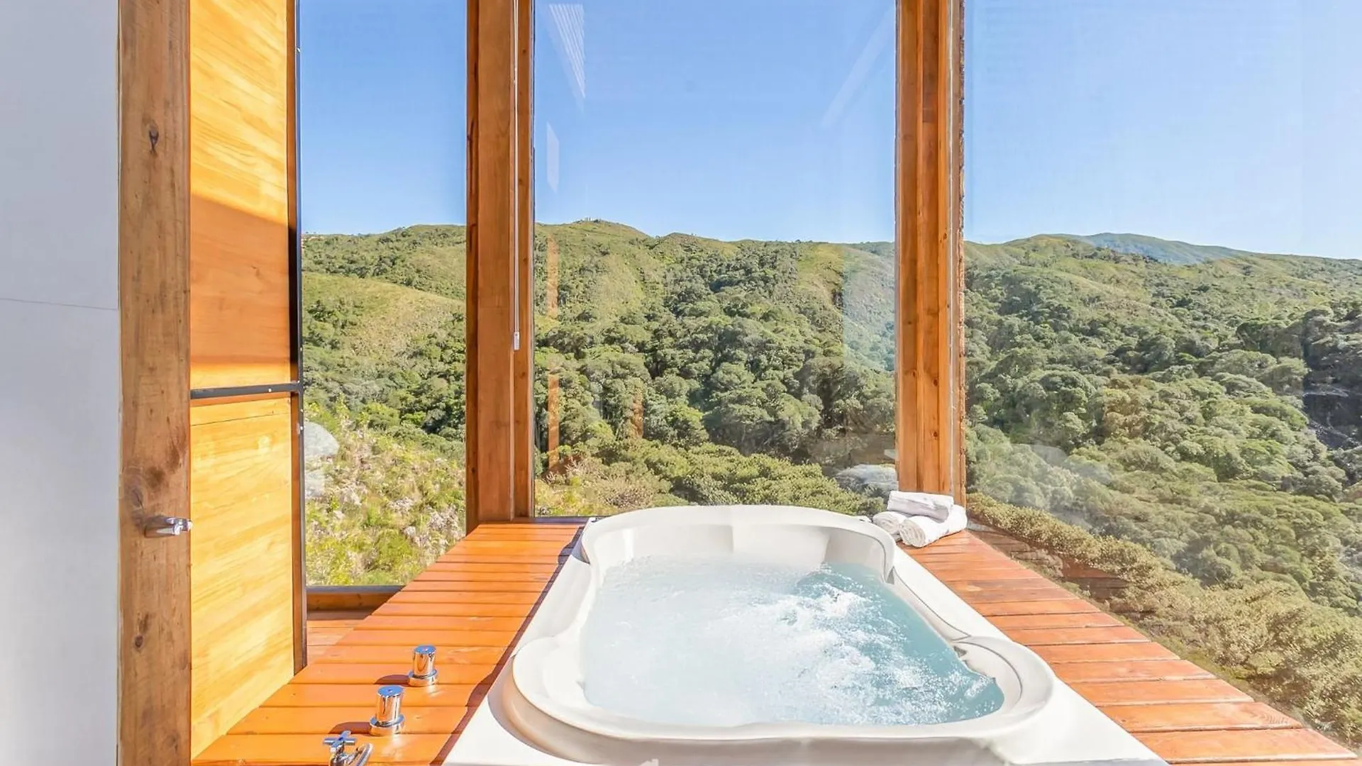 Incrivel Cabana Com Vista Da Serra Vst021 Anitápolis Brasilien